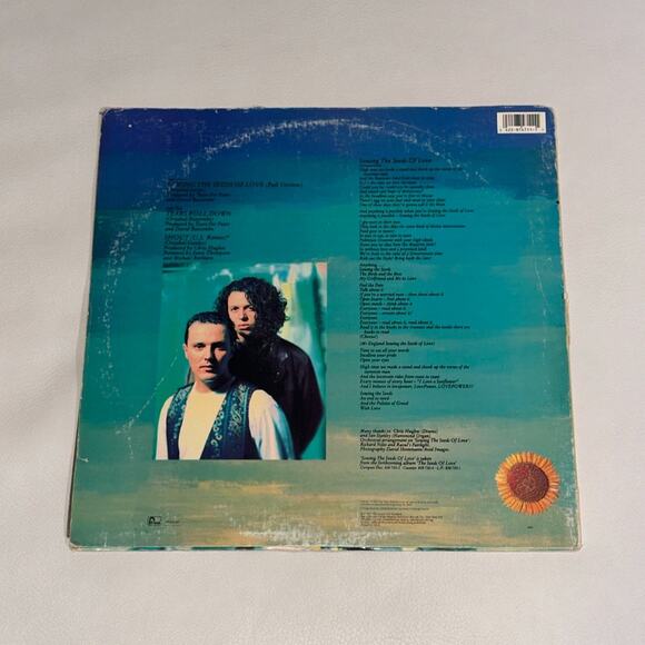 Vintage Tears for Fears Sowing the Seeds of Love Vinyl Record LP 1989 Album 12" - Picture 9 of 9